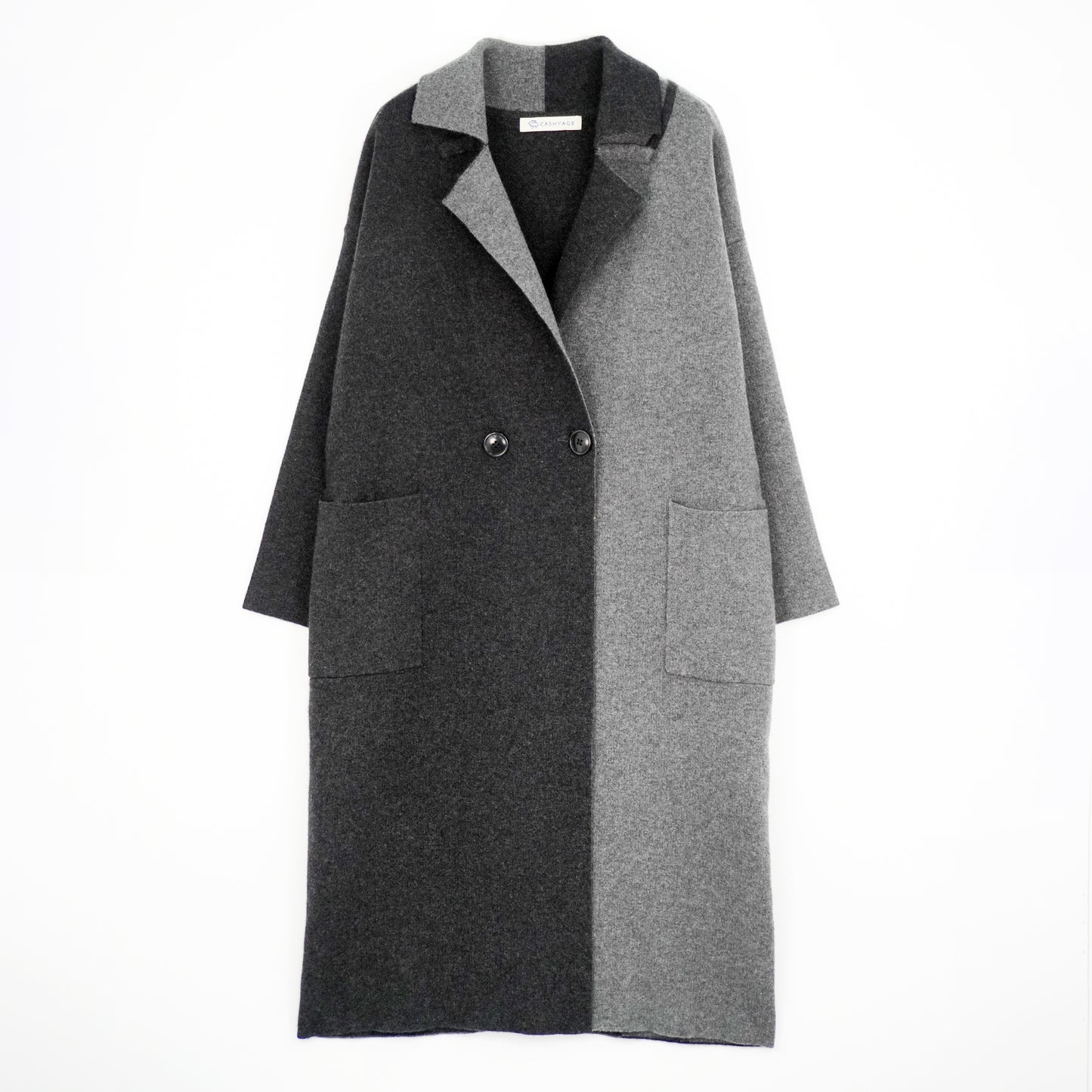 Cashmere Color Matching Coat