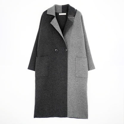 Cashmere Color Matching Coat