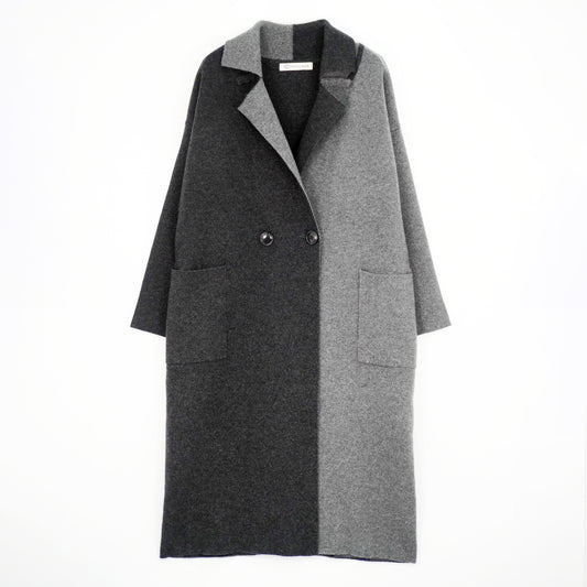 Cashmere Color Matching Coat