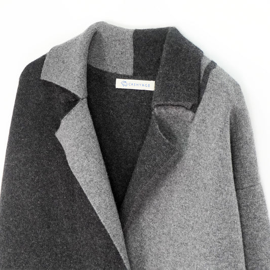 Cashmere Color Matching Coat