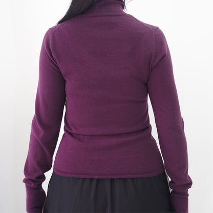 Silk Cashmere Turtle Neck