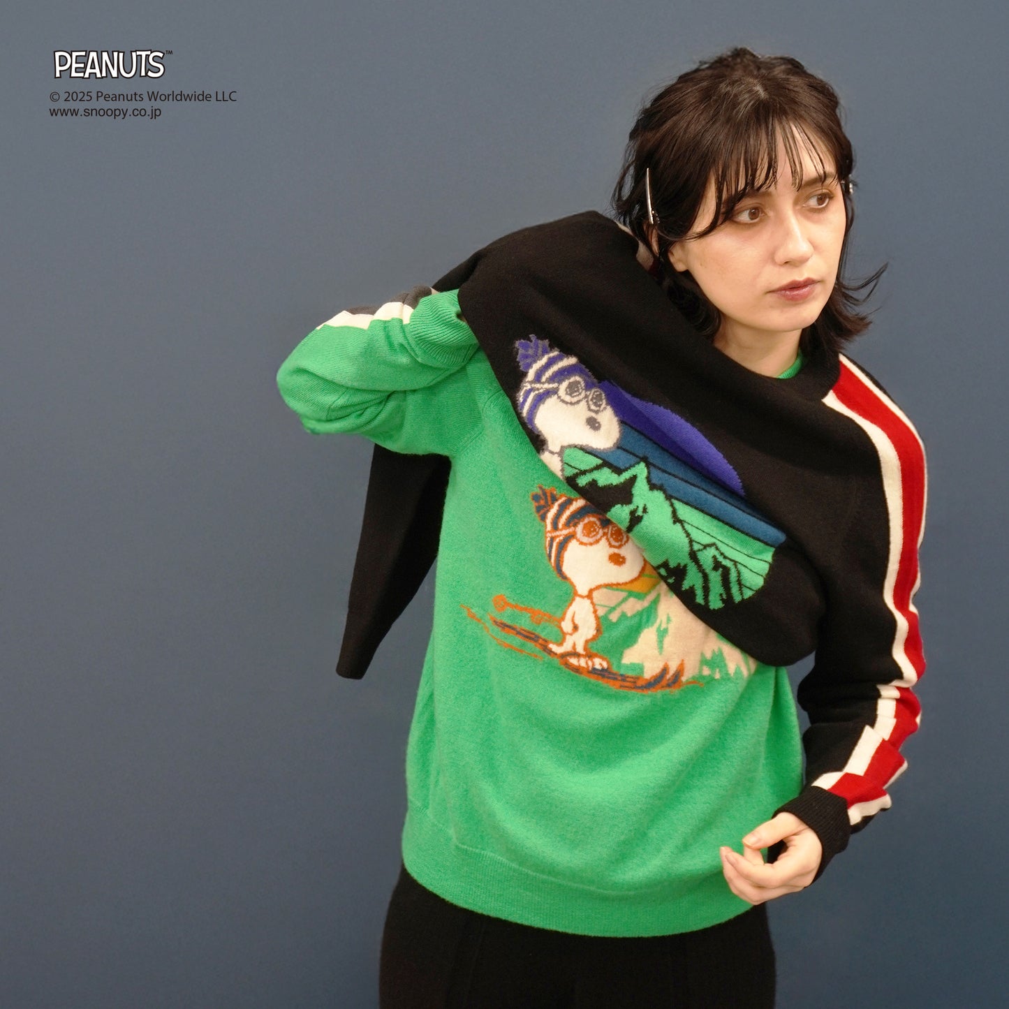 【PEANUTS × CASHYAGE】クラシックセーター