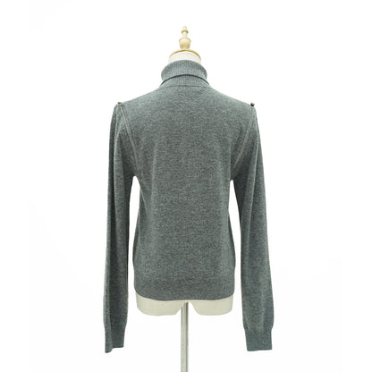 Cashmere Shoulder-zip Sweater
