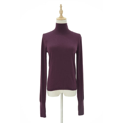 Silk Cashmere Turtle Neck