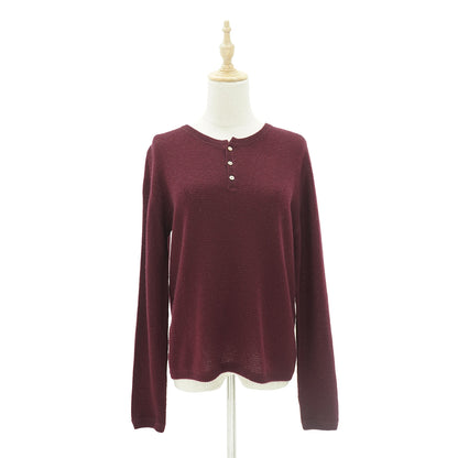 Cashmere Henley Neck