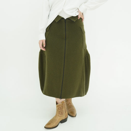 Cashmere Cargo Skirt