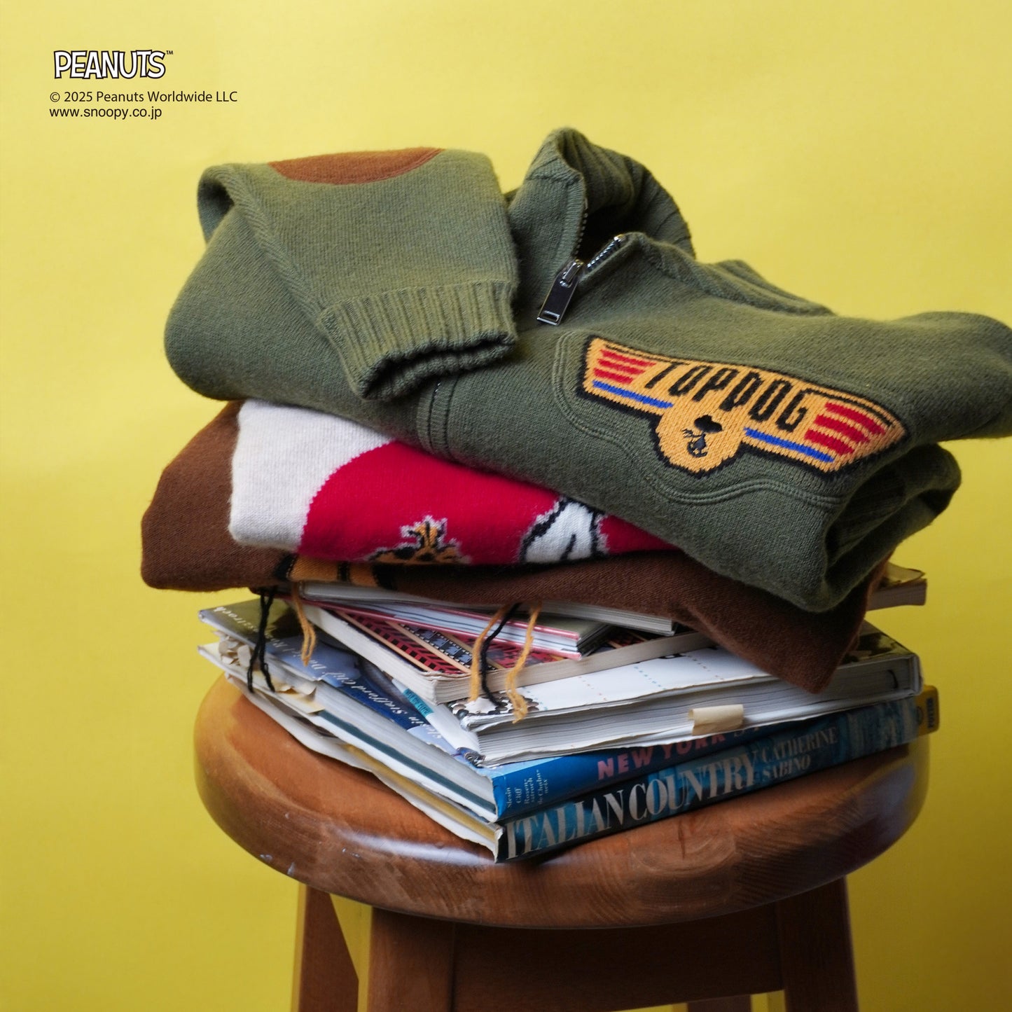 【PEANUTS × CASHYAGE】TOPDOGセーター