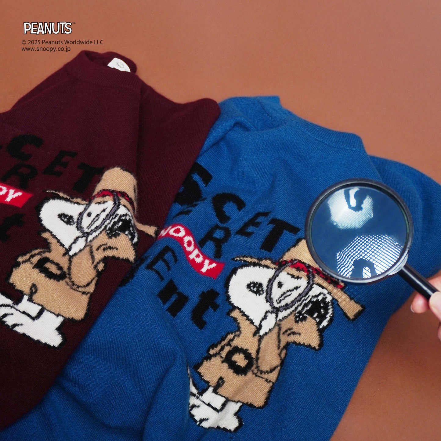 【PEANUTS × CASHYAGE】SECRET AGENTセーター