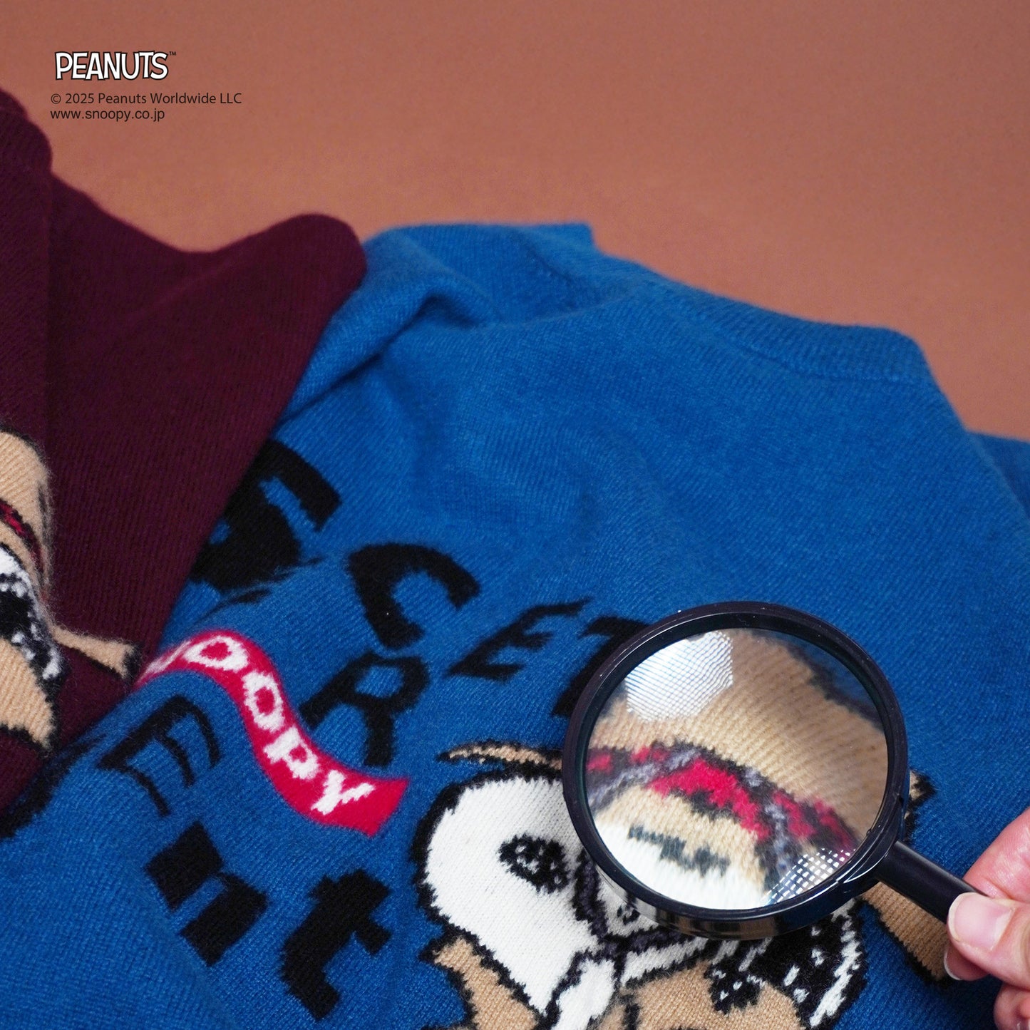 【PEANUTS × CASHYAGE】SECRET AGENTセーター