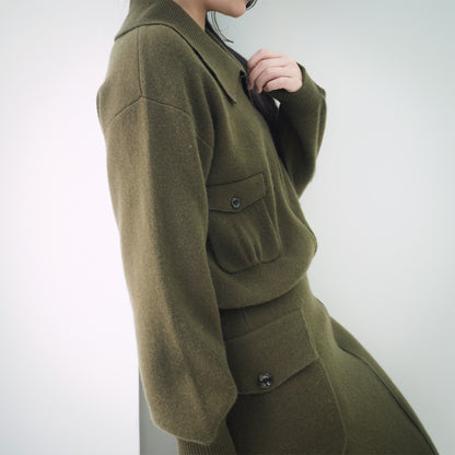 Cashmere Cargo Jacket