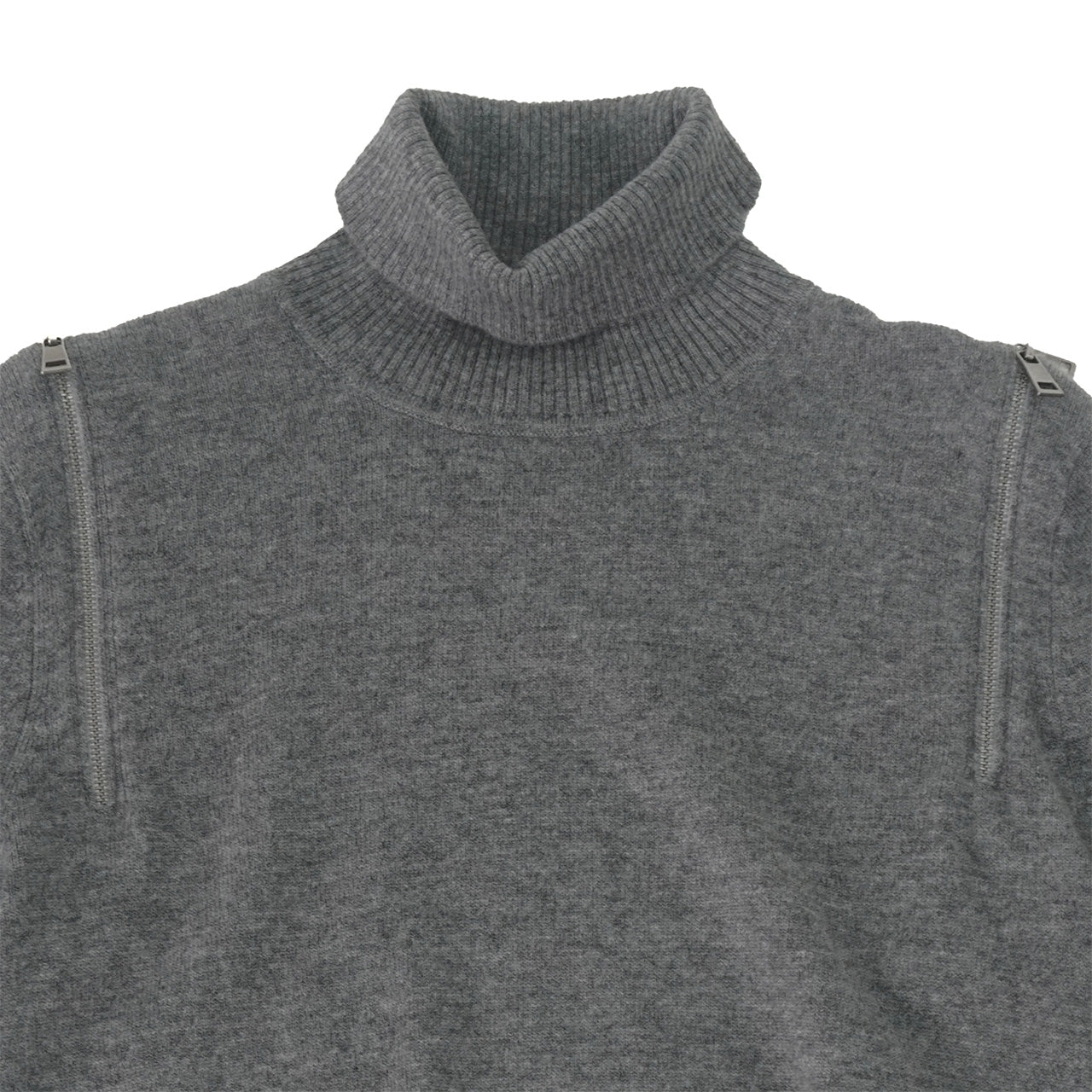 Cashmere Shoulder-zip Sweater